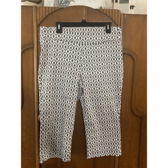 Zoe + Phoebe Diamond Design Capris. Size Xl. B23 - Picture 1 of 3